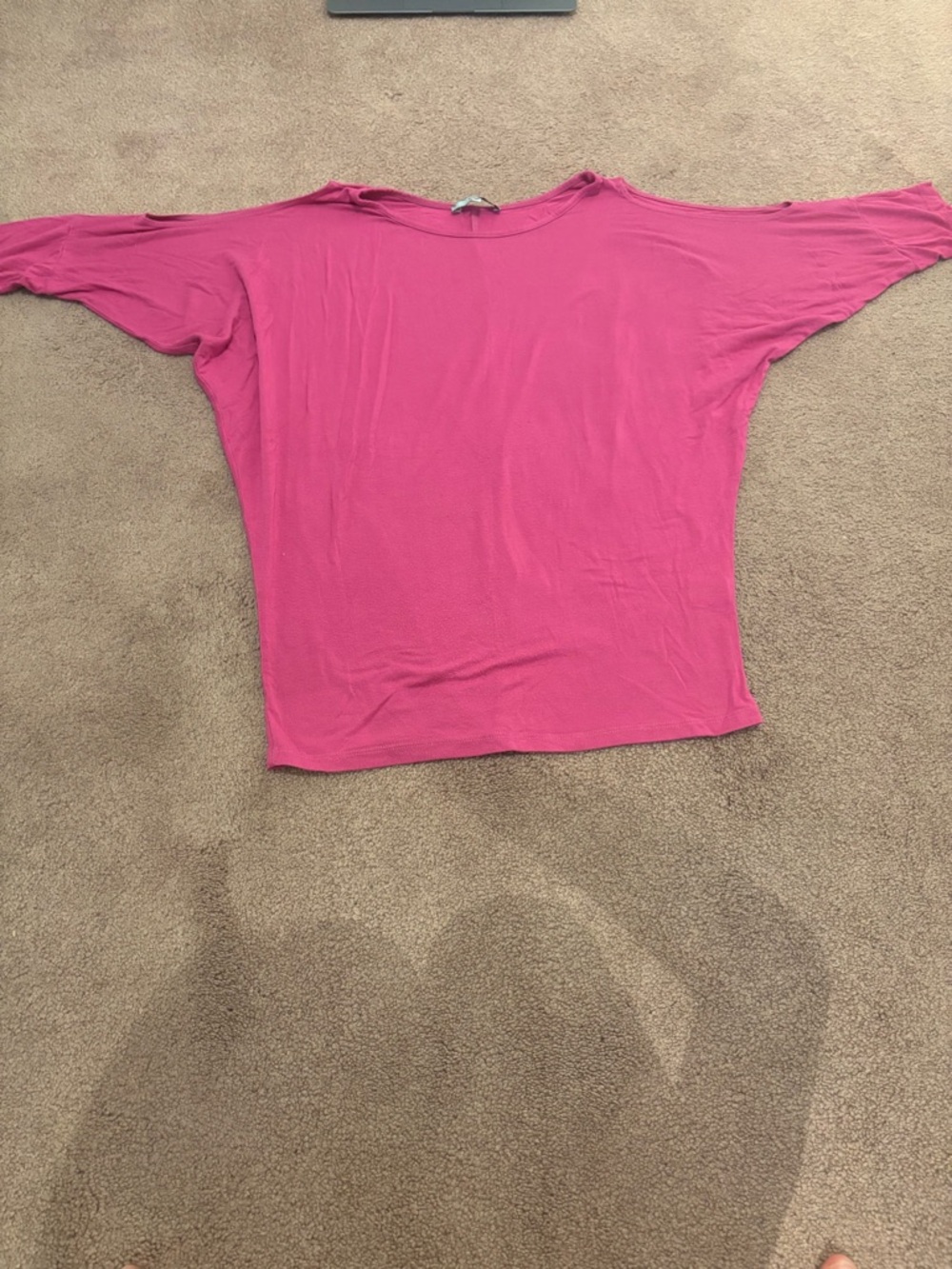 3 for $15 Emma closet Women's Hot Pink Top open shoulders size small